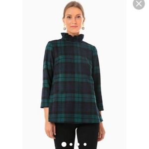 -Tuckernuck Blackwatch Plaid Faye Blouse 💙💚